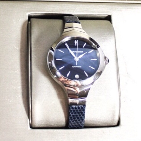 Emporio Armani Accessories - Emporio Armani Blue and Silver Tone Watch